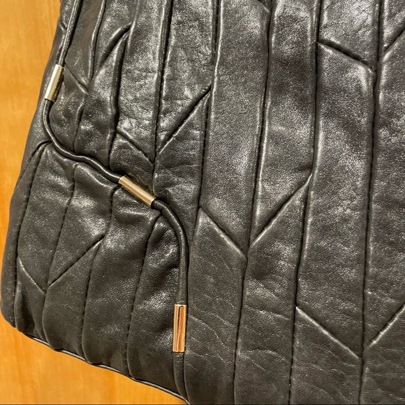 NWT Juicy Couture Narda Leather Quilted Bag Black - Picture 5 of 14